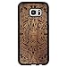 Produktbild SMARTWOODS Schützhülle für Samsung Galaxy S7 Edge, Holzcase für Smartphone, Handyhülle, Schutzhülle aus Holz für Samsung, ökologisch, naturnah und original (Aztec Calendar Dark)