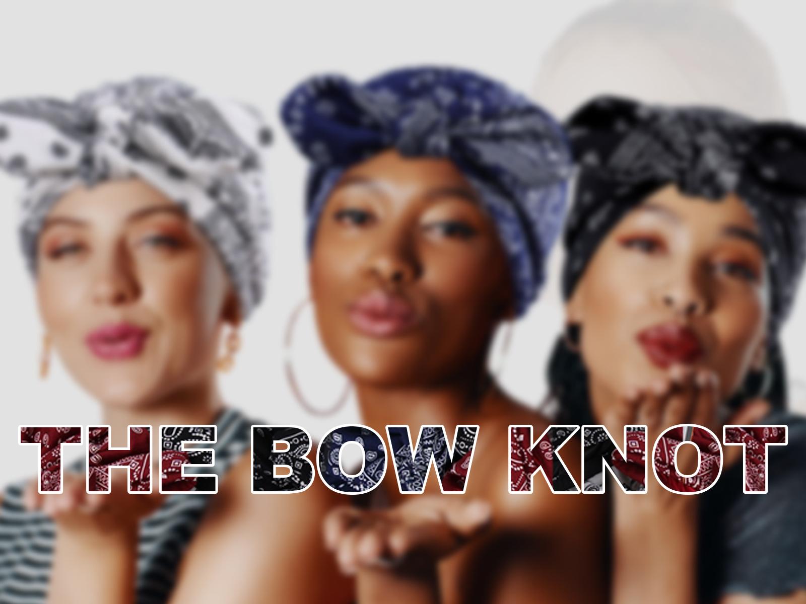 Satin Lined Beanie Pre-Tied Bowknot Chemo Headwear Silky Sleeping Cap 3 Pack Satinior - Brandclub - SATINIOR 3 Pieces Sleep Caps for  main image 3