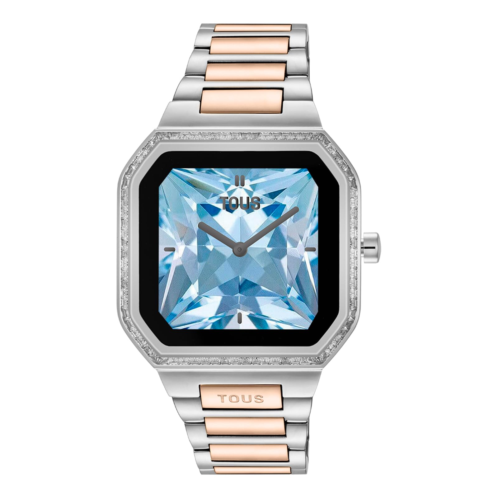 Smartwatch B-Connect NW SS/IPRG ZRC digital con brazalete de acero y conexión Bluetooth 8