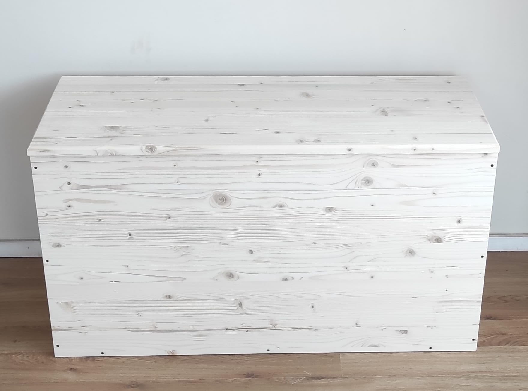 TOTAL WOOD 2012 Cassapanca Contenitore Baule in Legno Interno Esterno 90x35x50 cm al Naturale Non trattato Anche su Misura