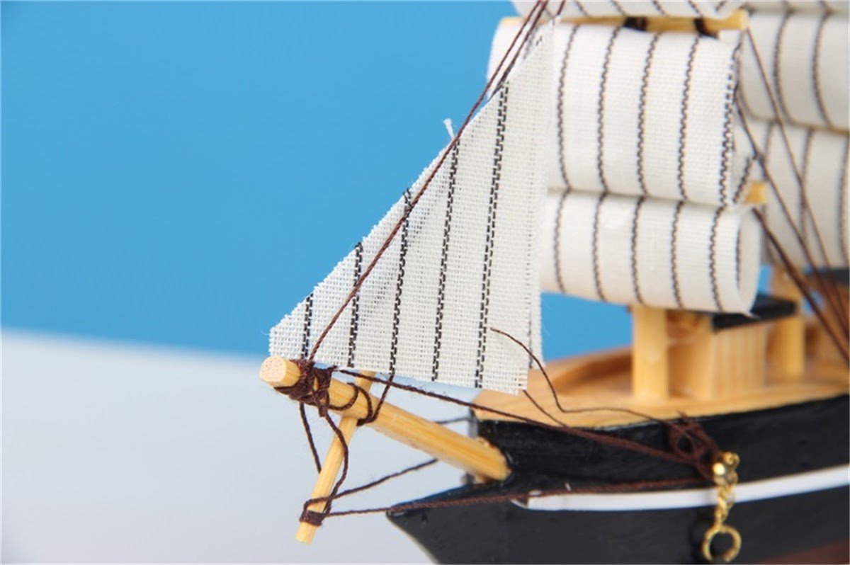 Méditerranée Bois Nautique Maquette De Voilier Bateau À Voile Cadeau Décoration Couleur Aléatoire