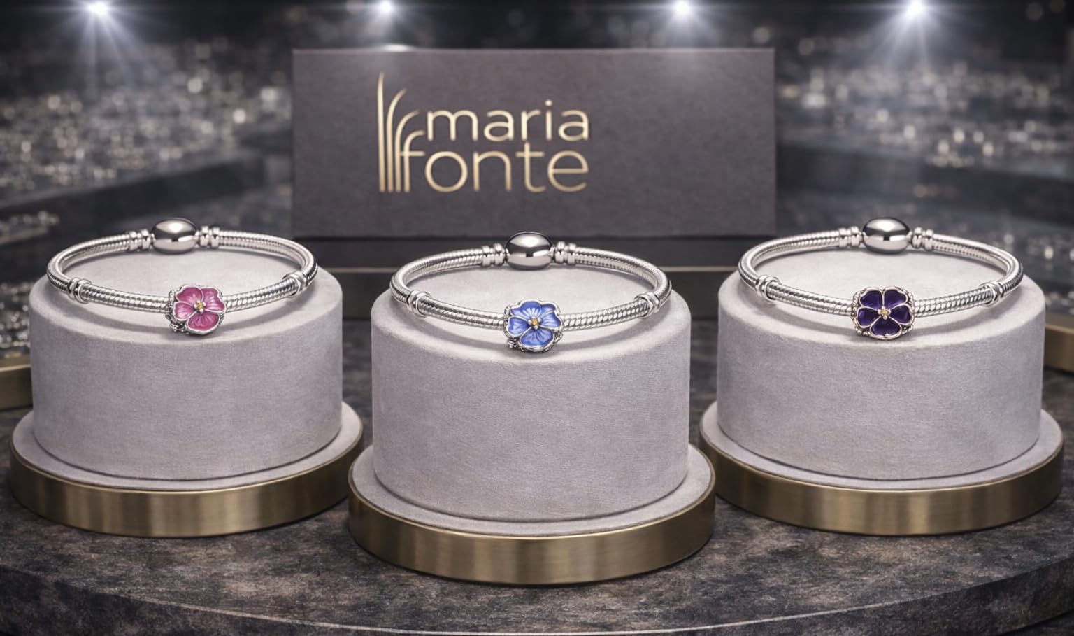 Charm Compatibile Tutte Marche Viola del Pensiero Blu Rosa Viola Ciondoli Originale Charming Argento 925 Amicizia Mamma Bead Portafortuna Cuore Famiglia Perline Natale Donna Set