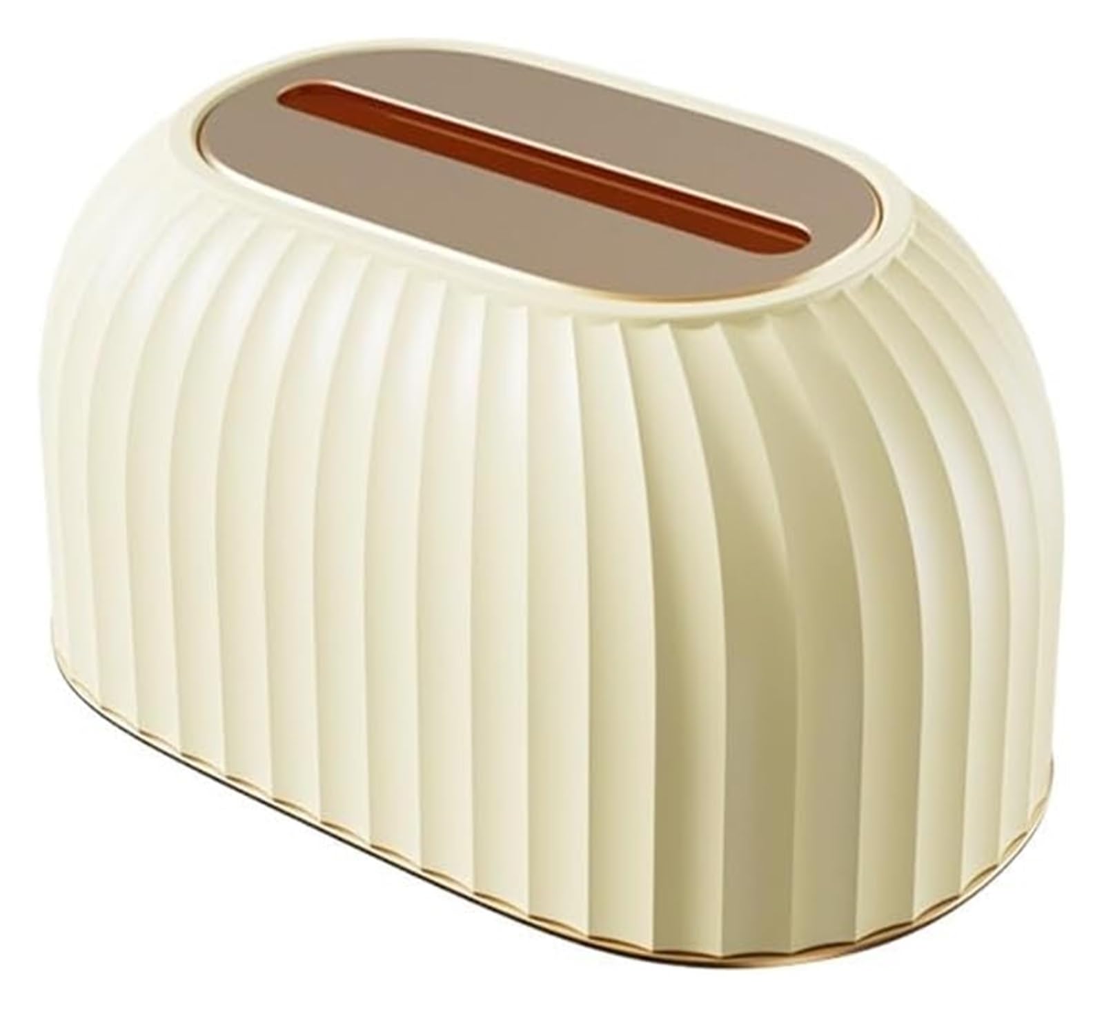 Tissue Box Holder Cover, Tissue Box Holder Container Case Paper Napkin Multicolor(Yellow)