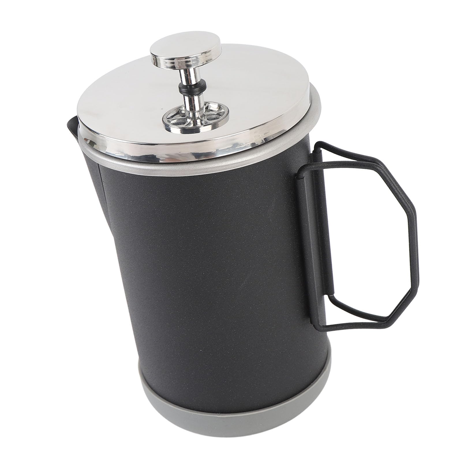 Prensa francesa de acero inoxidable 304, portátil hecha a mano, 33,81 oz para acampar, 1000 ml con multifuncionalidad, diseño ligero, fácil de usar