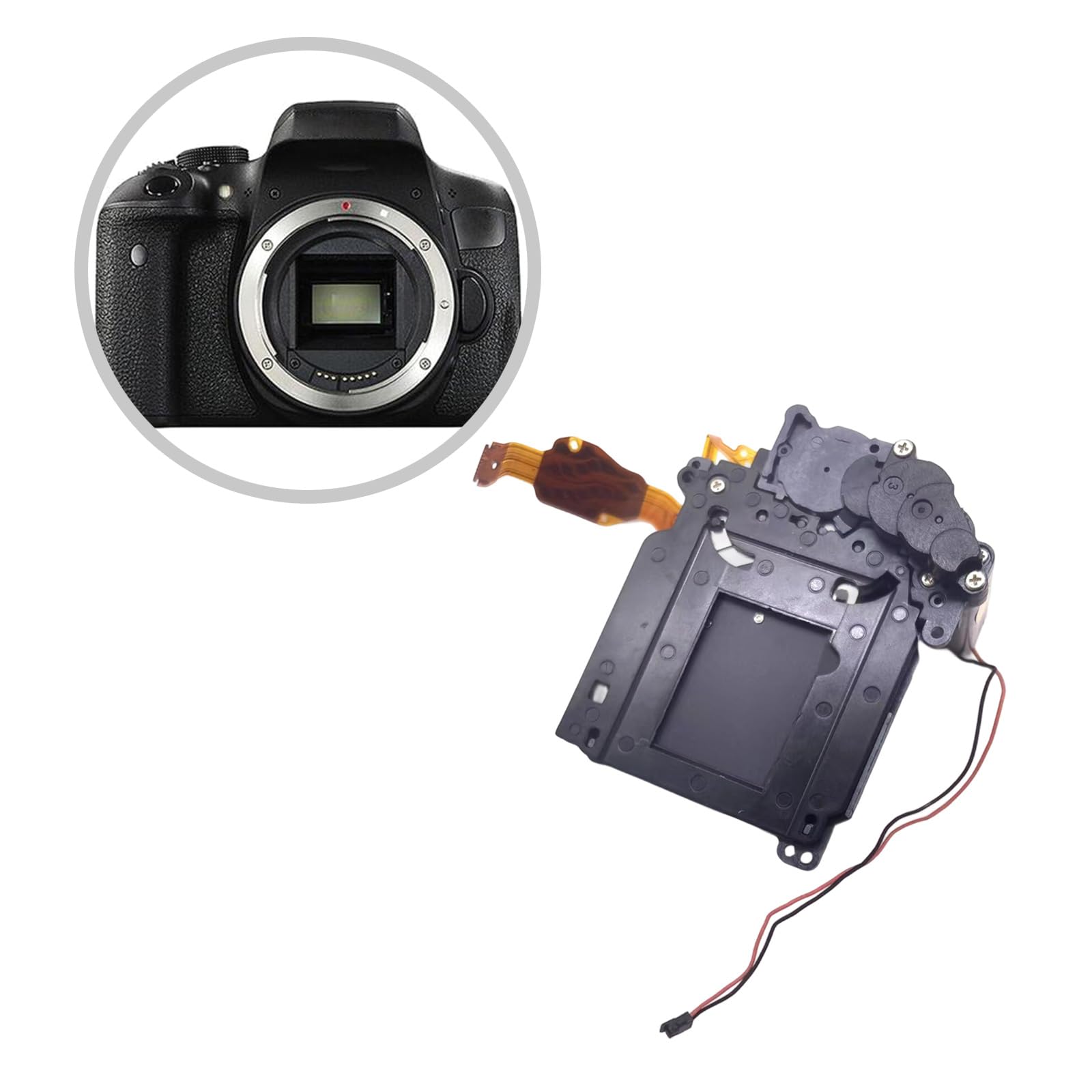 Parte ricambio per lama per tenda ' unità otturatore per fotocamera digitale 750D 760D, parte riparazione, risposta rapida, installazione semplice, riparazione dei componenti ' otturatore
