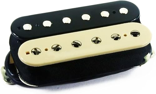 Miniatura 13 de Seymour Duncan Alnico II Pro Humbucker APH-1B Puente Inversa Zebra Negro -,Cubierta de níquel 4c Blindado,Blanco,Negro/Blanco,cubierta