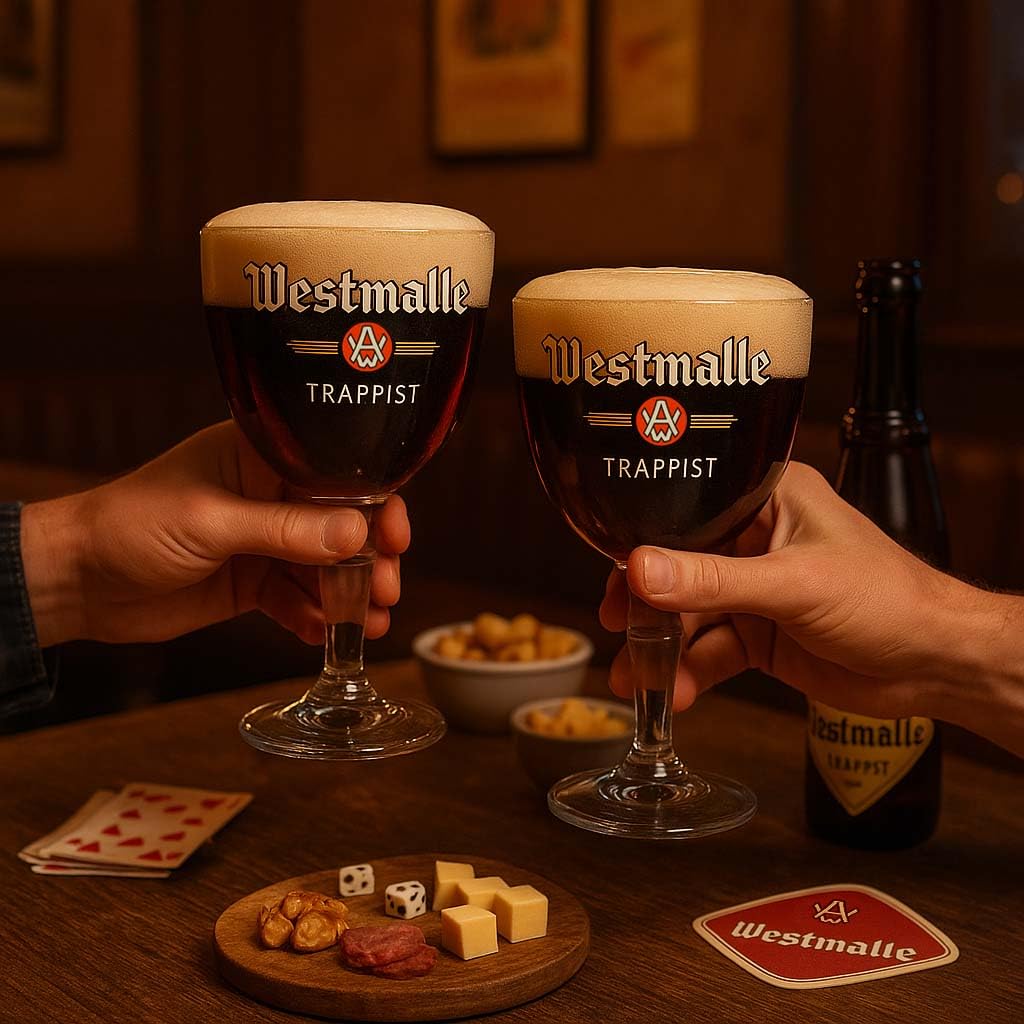 Verres à bière Westmalle Trappist 330 ml - 6 pièces