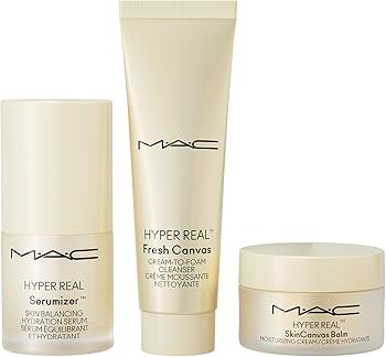 Amazon.com : MAC Holy Grail Mini Hyper Real Skin Kit, 3 Piece Set