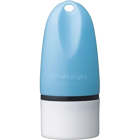 シヤチハタ どこでももちものスタンプマイキャラ メールオーダー式   ブルー