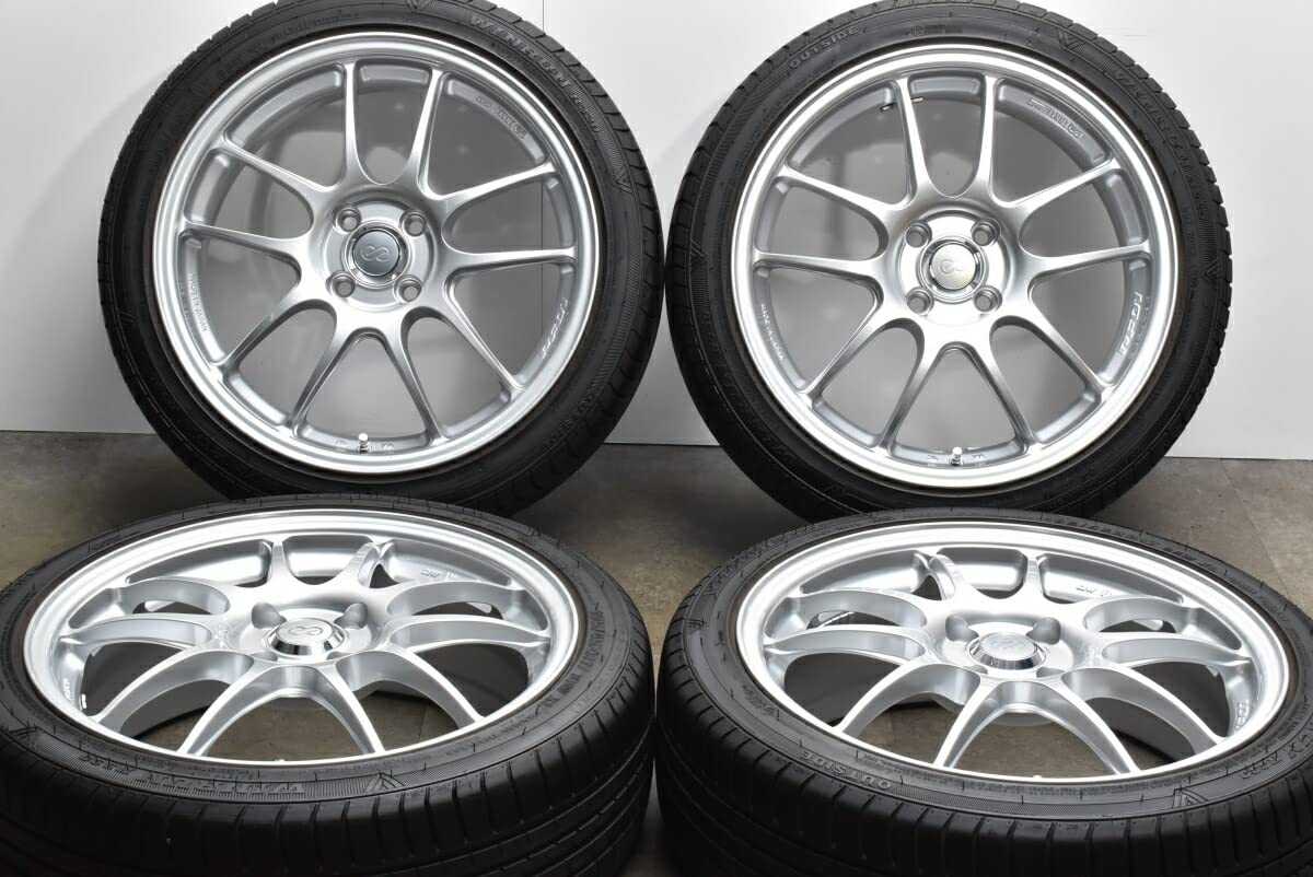 Amazon | 中古 タイヤホイール 4本セット 17インチ 6.5J +48 195 
