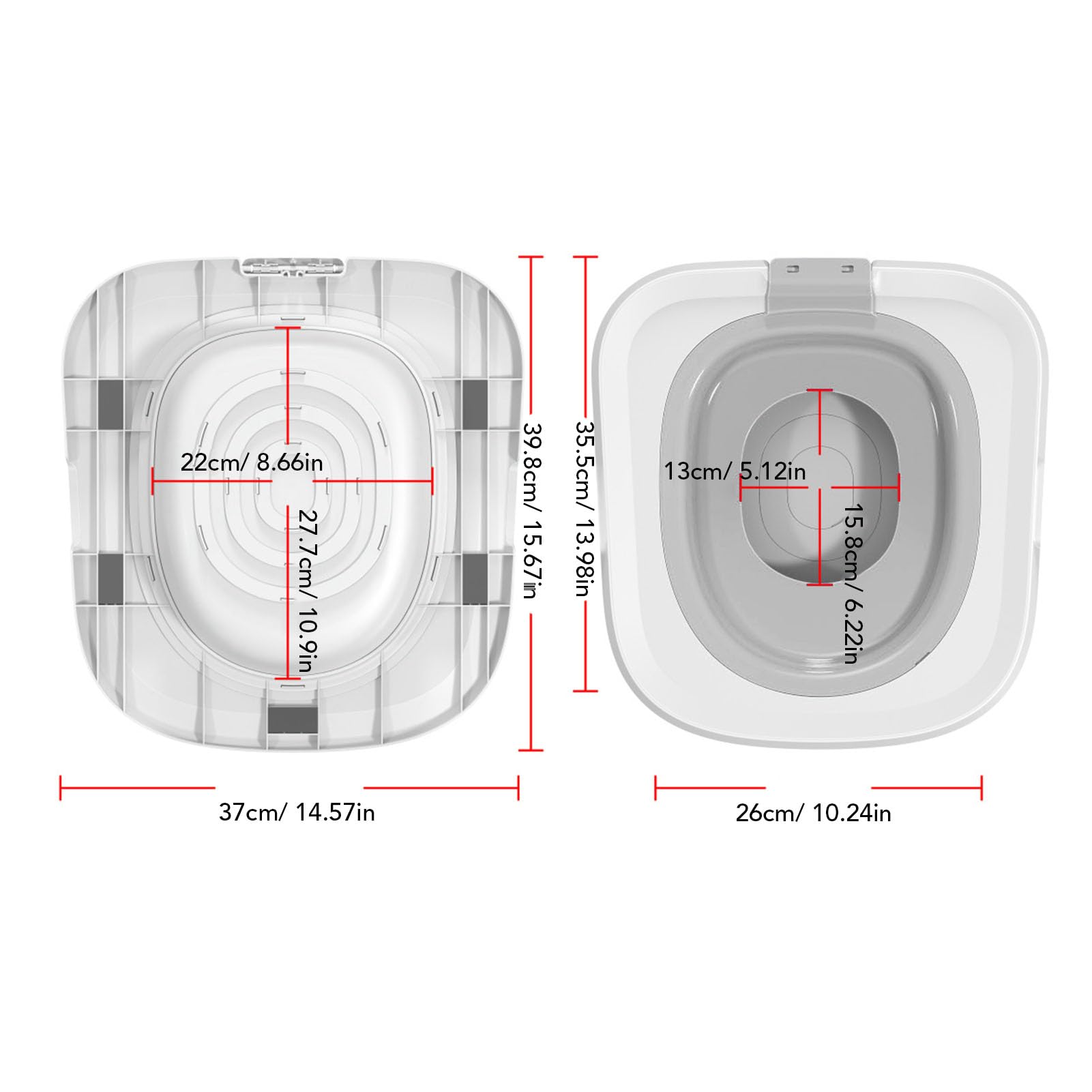 Kit di addestramento del Gatto Gatto ABS Grigio ABS Rimovibile per GAT igienico per Il Bagno in casa