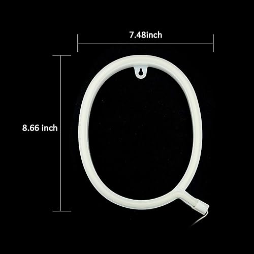 Miniatura 7 de Letrero de neón con luces LED de marquesina que funcionan con pilas USB para dormitorio, luces de neón para decoración de pared de cumpleaños,