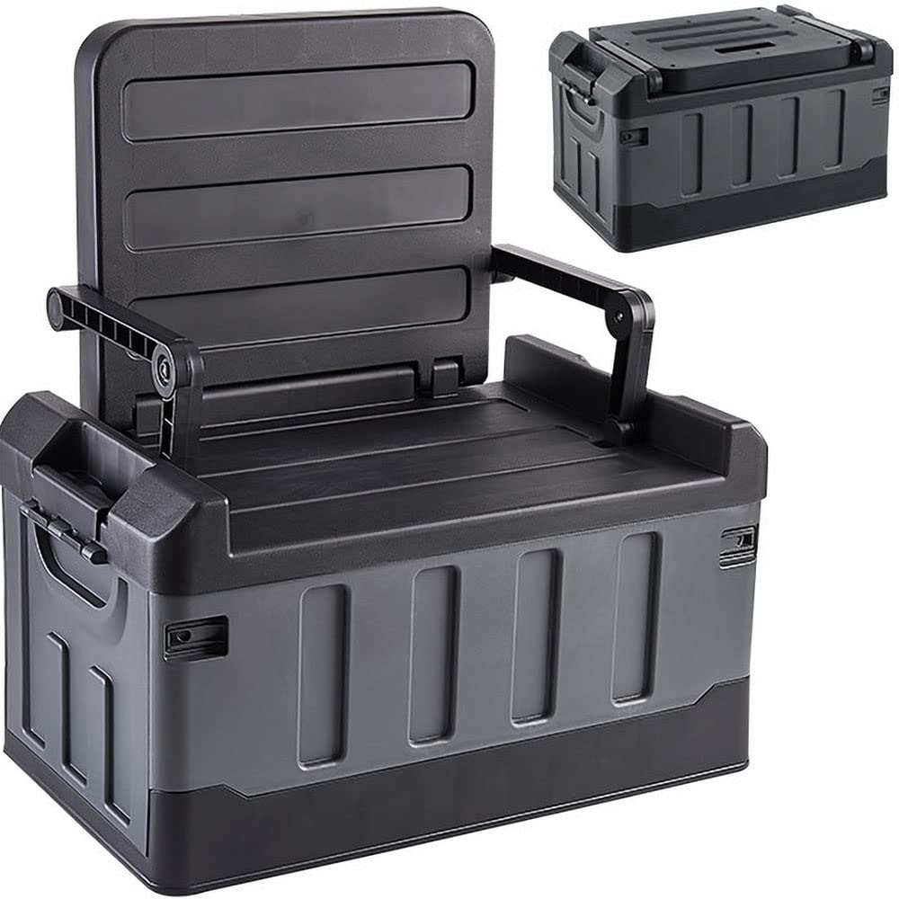 SIG SAUER オリコン　折りたたみコンテナ　ボックス　チェア　サバゲー Amazon｜UPstore 収納ボックス コンテナチェア 59L 屋外 防水