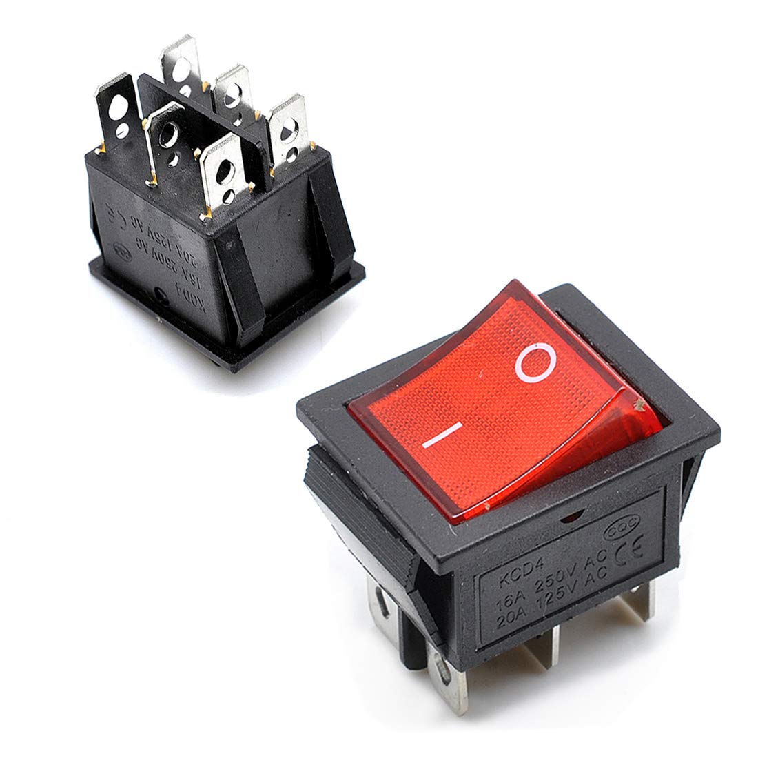 12v ON-OFF Interruttore A Levetta Illuminato Per Auto Barca - Foto 7