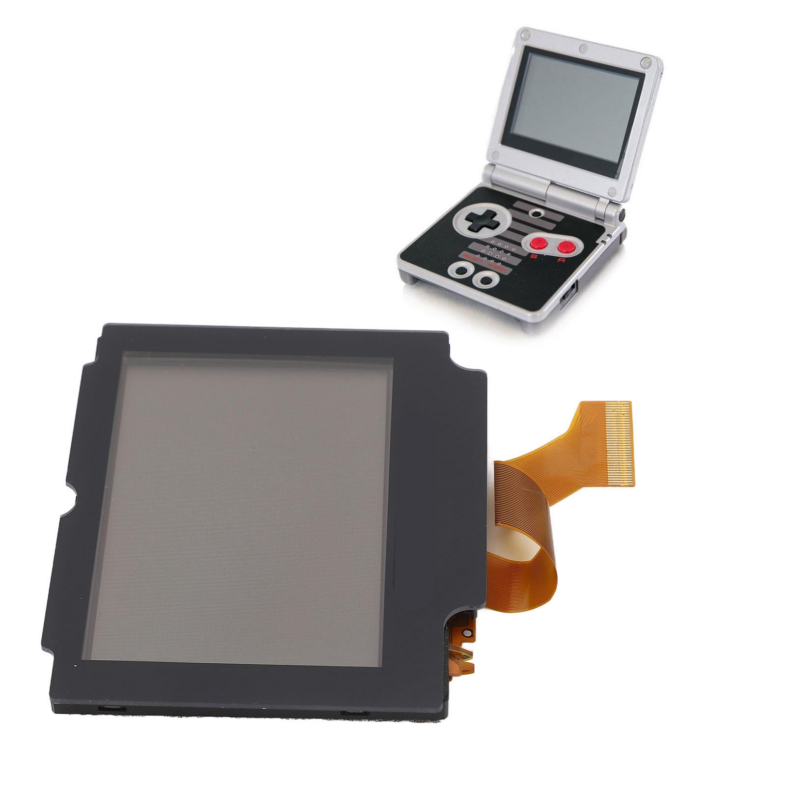 Ekran LCD do GBA SP AGS 001, Zamienny Wyświetlacz do Konsoli Game Boy Advance SP AGS 001, dla Profesjonalistów