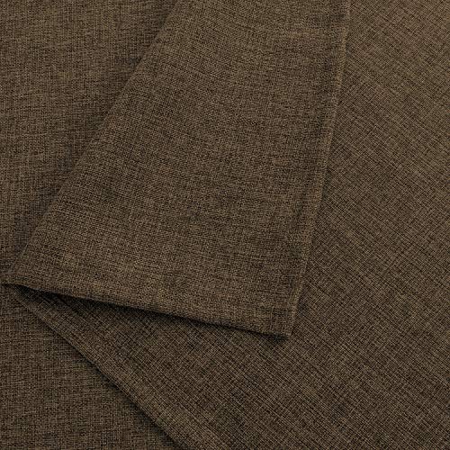 Image of Khooti Washable Jute Rectangular Table Cover Pack Of 1 Heat Resistant Table Cover For Kitchen Table /Dining Table Wedding Party, 60 X 100 Inches (Brown)