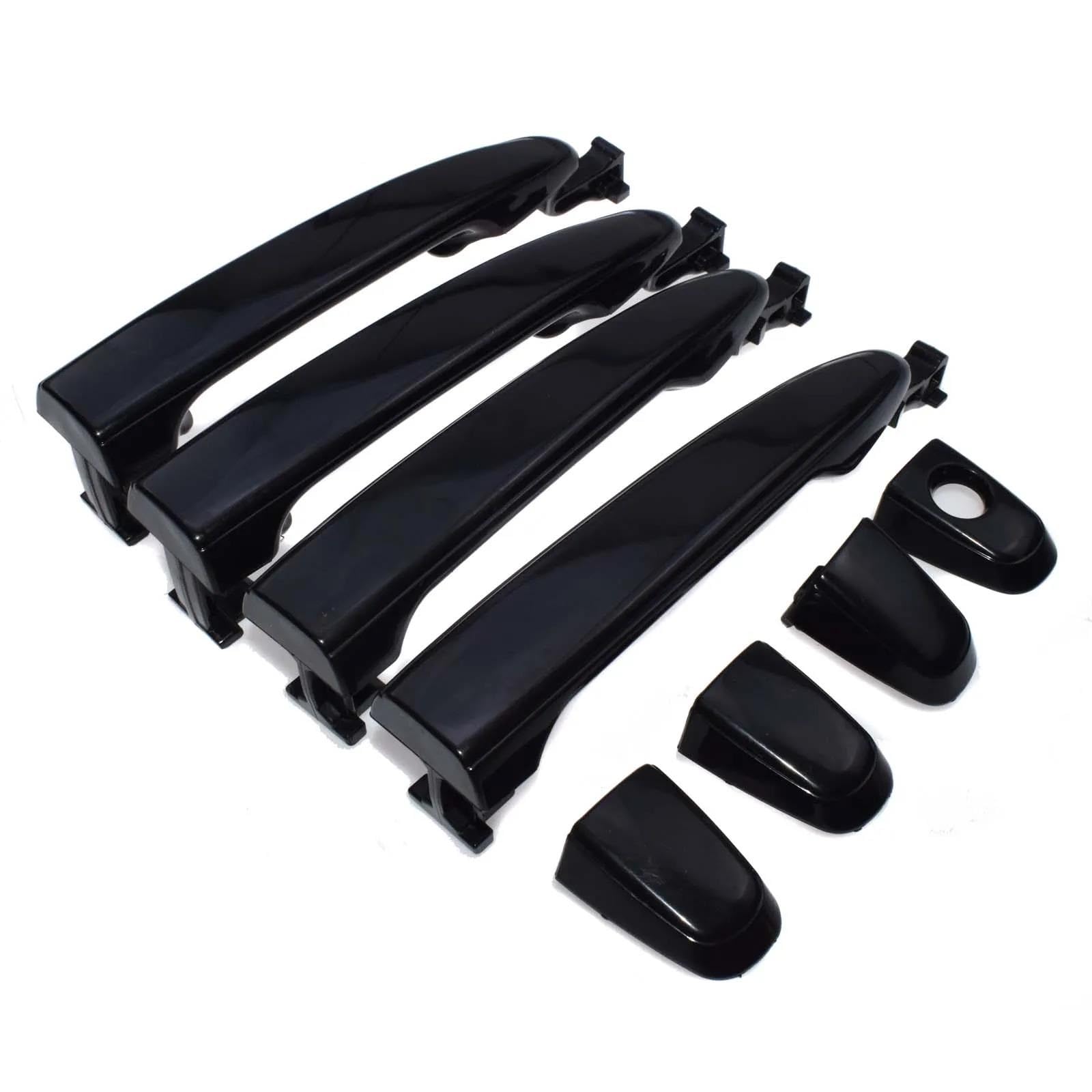Lzbzhb Front Rear 4 Sides Car Exterior Outsidedoor Handle For Toyota For Sienna For Tacoma For 4Runner 2004-2010 69211Ae020 69211Ae010 Exterior Door Handle Outside Front Rear Left Right(Front Rear 4 Sides)