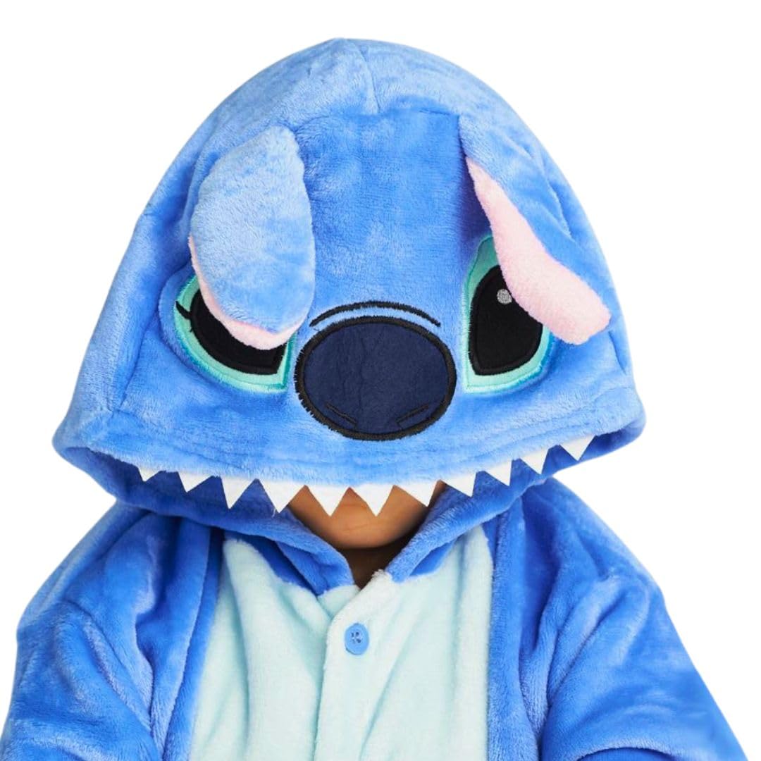 Stitch Kigurumi Pigiama Onesie per Adulti - Peluche Pigiama Unisex Animali Taglie 95-145 cm