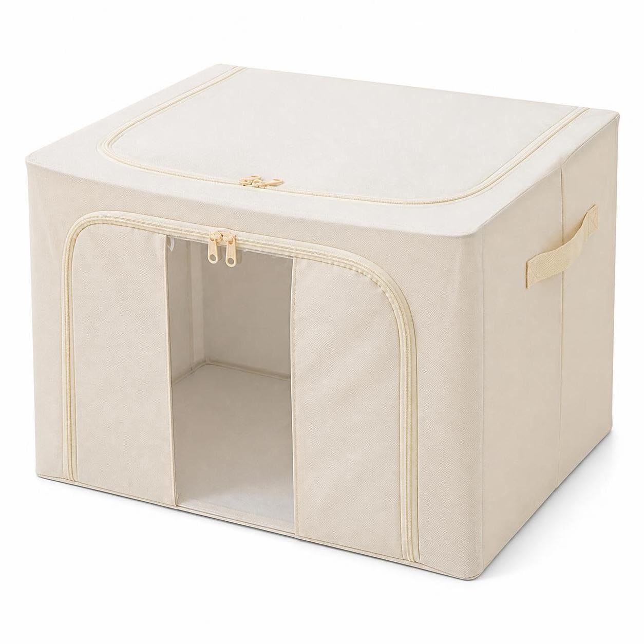 Boîte Rangement Pliable en Tissu, 100L Très grand 60x42x40cm