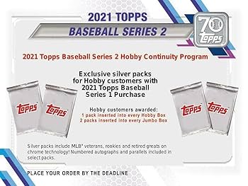Amazon.com: 2021 Topps Series 2 Baseball Factory Sealed Hobby Box