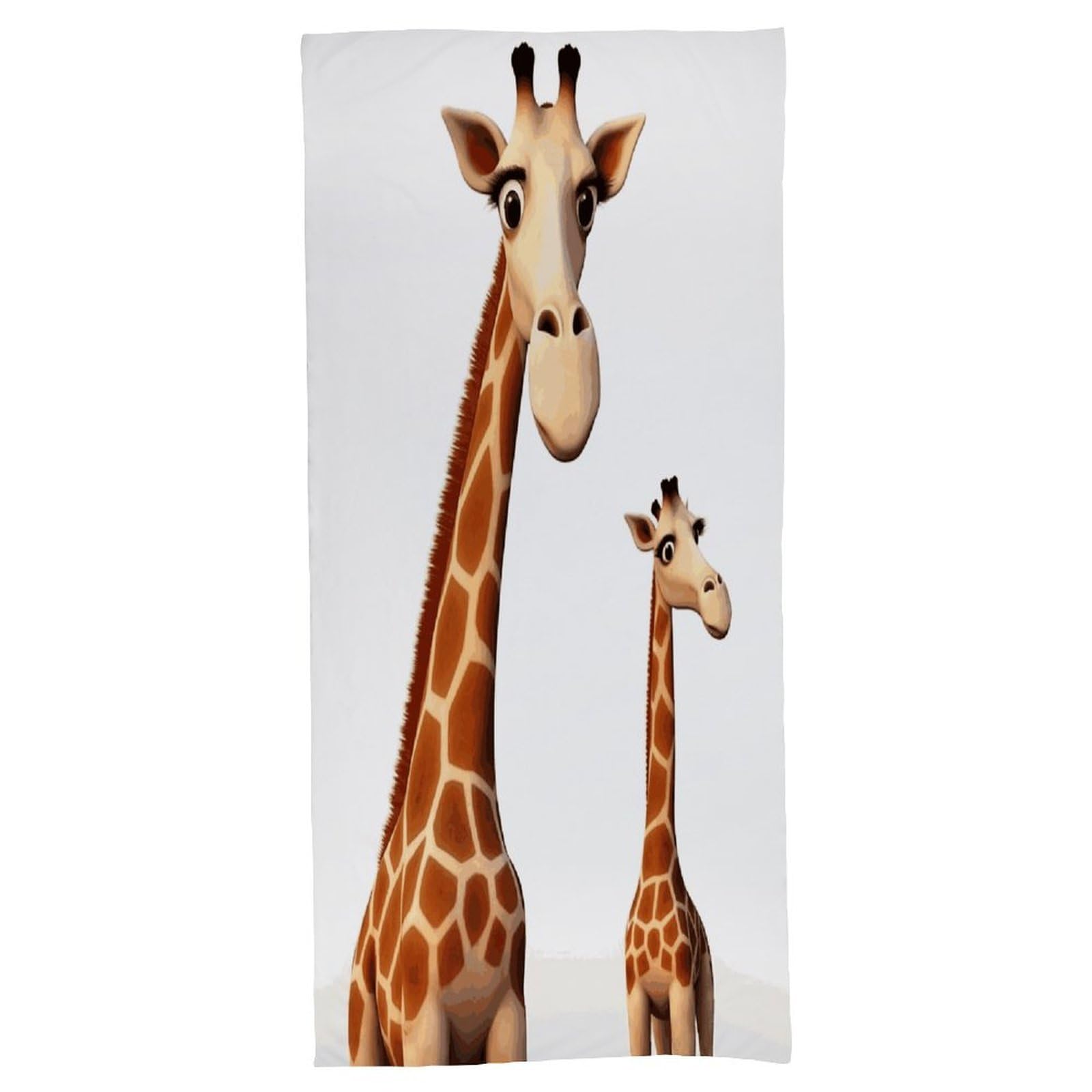 Fekiloot Men's Style Giraffe Bath Towel Highly Absorbent,Beach Towels For Wo,Pool Towel Bathroom Essential For Beach,Gym,Travel, Camp
