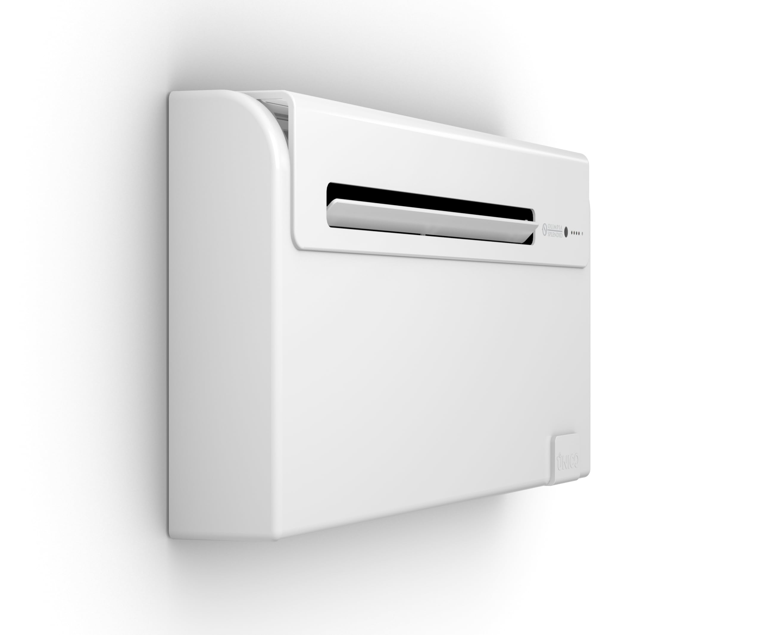Olimpia Splendid, Unico Air HP EFA Climatizzatore a Pompa di Calore Senza Unità Esterna, Slim Design, Potenza 1,8 kW, Classe A+, Raffrescamento, Riscaldamento, Deumidificazione e Ventilazione