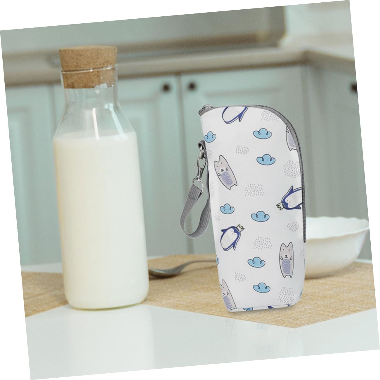 6piezas Bolsa Térmica para Biberones Aislante y Resistente Al Agua para Almacenar Comida De Diseño Práctico para Paseos y