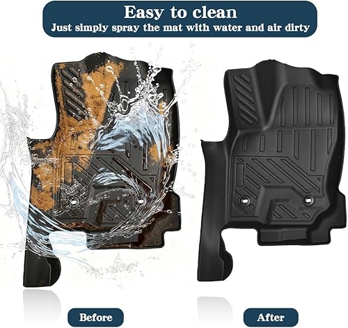 Miniatura 7 de Alfombrillas TPE para Piso y Maletero para Todo Clima para Toyota 4Runner Fuel 2025-2026 5 Asientos - Forros de Coche de Servicio Pesado