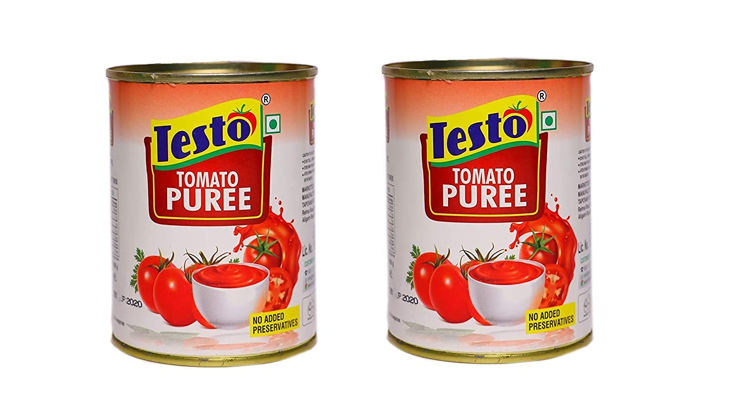 Testo Tomato Puree with No Added preservatives 825Gm