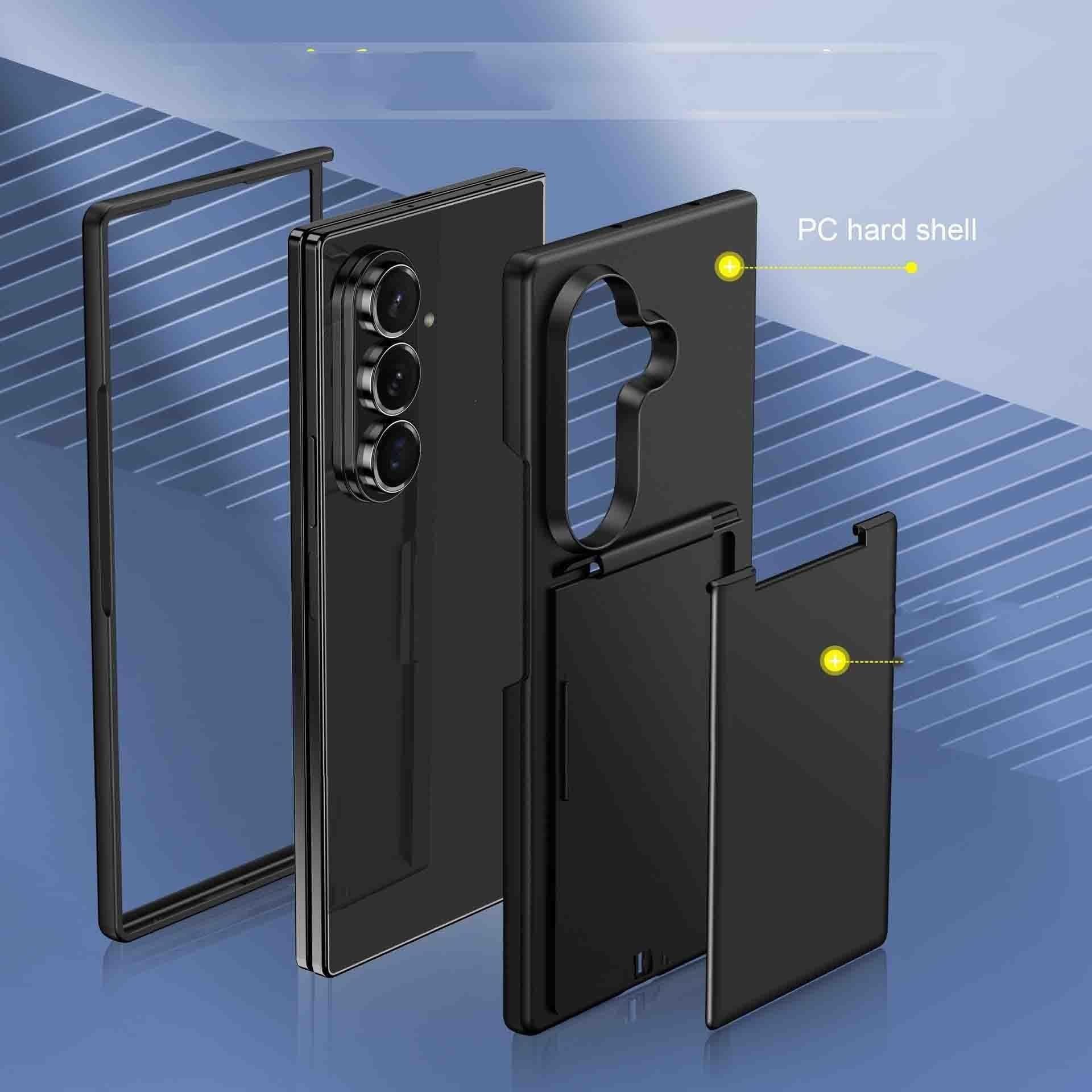Custodia Per Samsung Galaxy Z Fold 8 Ultra, Ultra Sottile Slot Schede Case