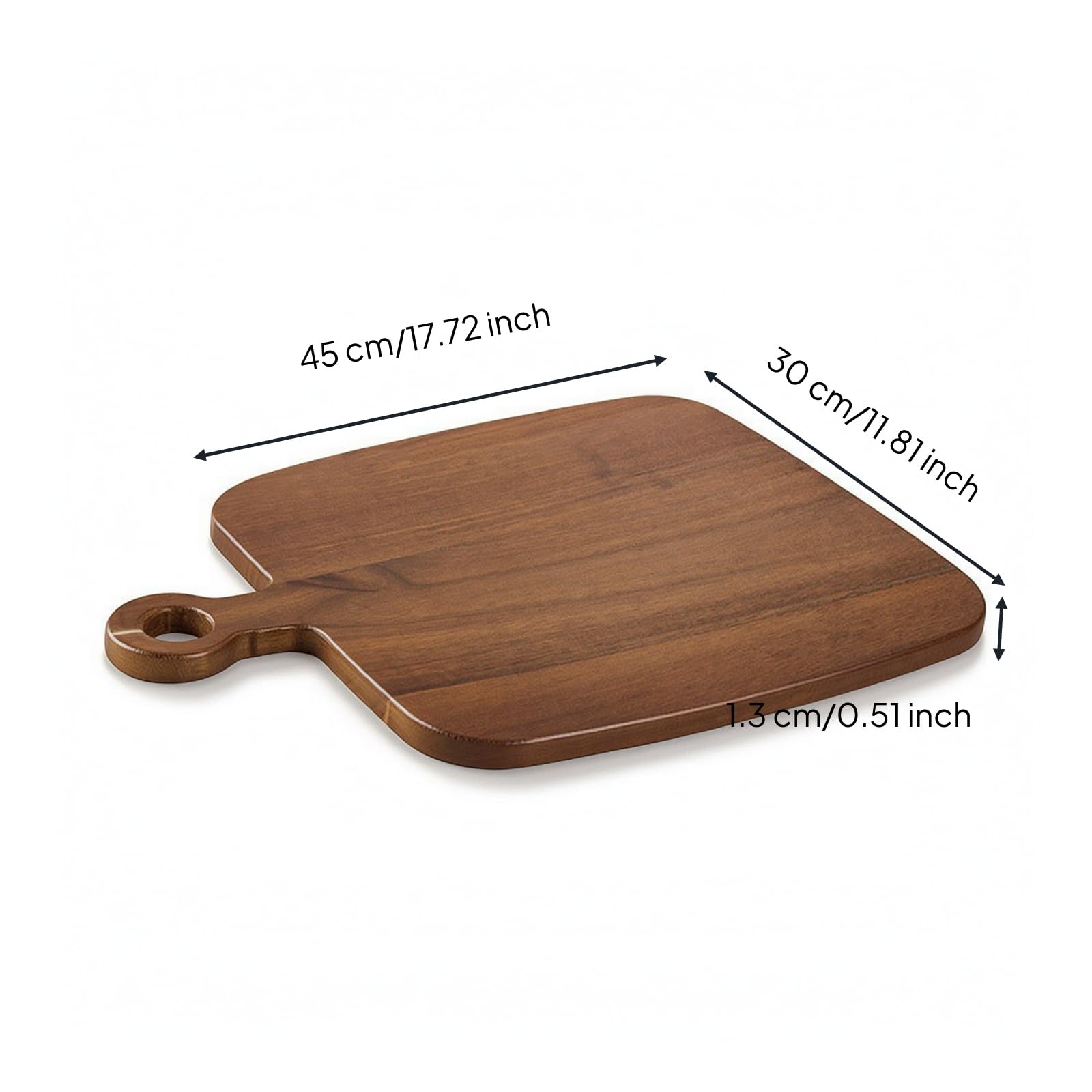 Tabla Quesos Resistente, Grande 45 × 30 × 1,3 Cm