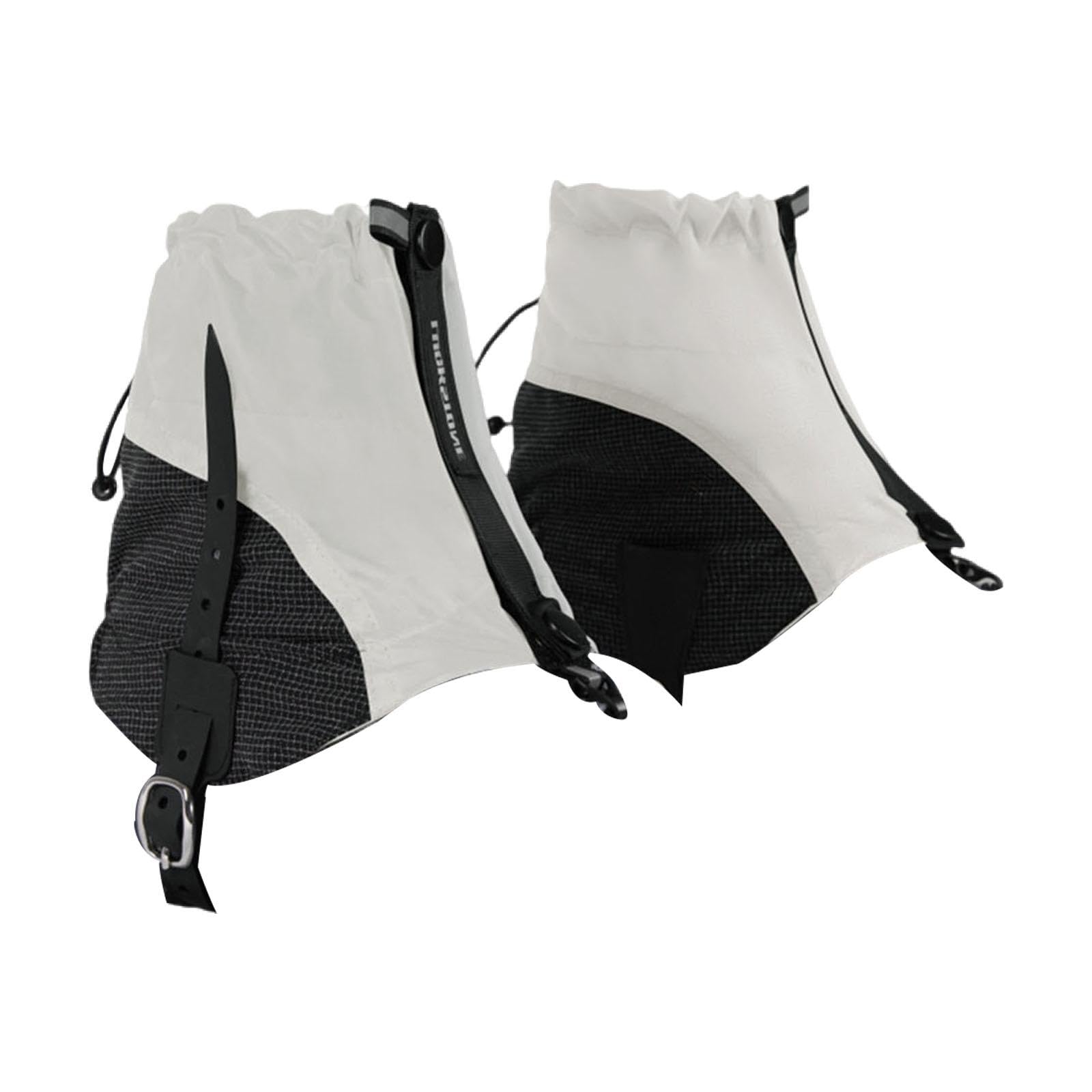 1 Par Polainas Outdoor Tobillo Bajo Impermeables Protectoras Ligeras Antidesgarro con Gancho para Cordones Adecuadas para Correr Senderismo Esquí
