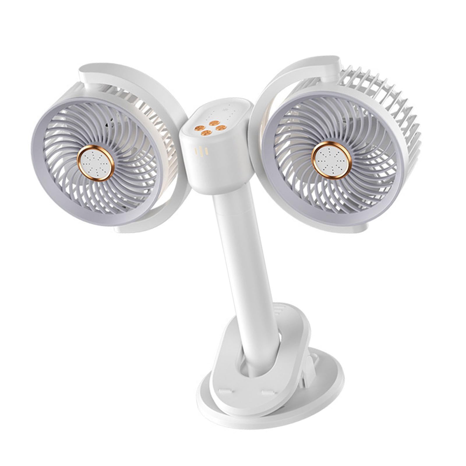 Ventilatore salvaspazio montato a parete per dormitorio Ventilatore circolazione portatile alimentato tramite USB per scrivania da ufficio Soluzione raffreddamento per camera da letto Scrivania