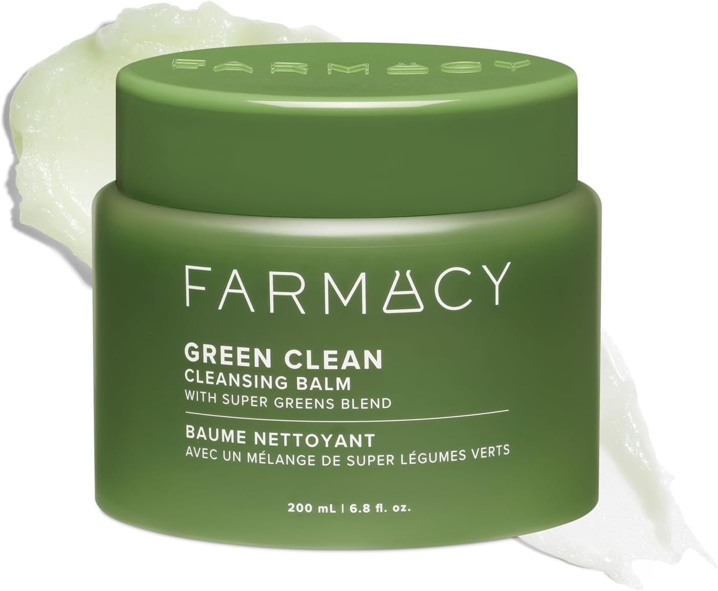 - Farmacy Makeup Remover Cleansing Balm - Green Clean Waterproof Makeup Remover Balm + Oil Cleanser for Face - Gently Melts Make Up + SPF - Hydrates + Softens Skin with Super Greens + Papaya (200ml)
