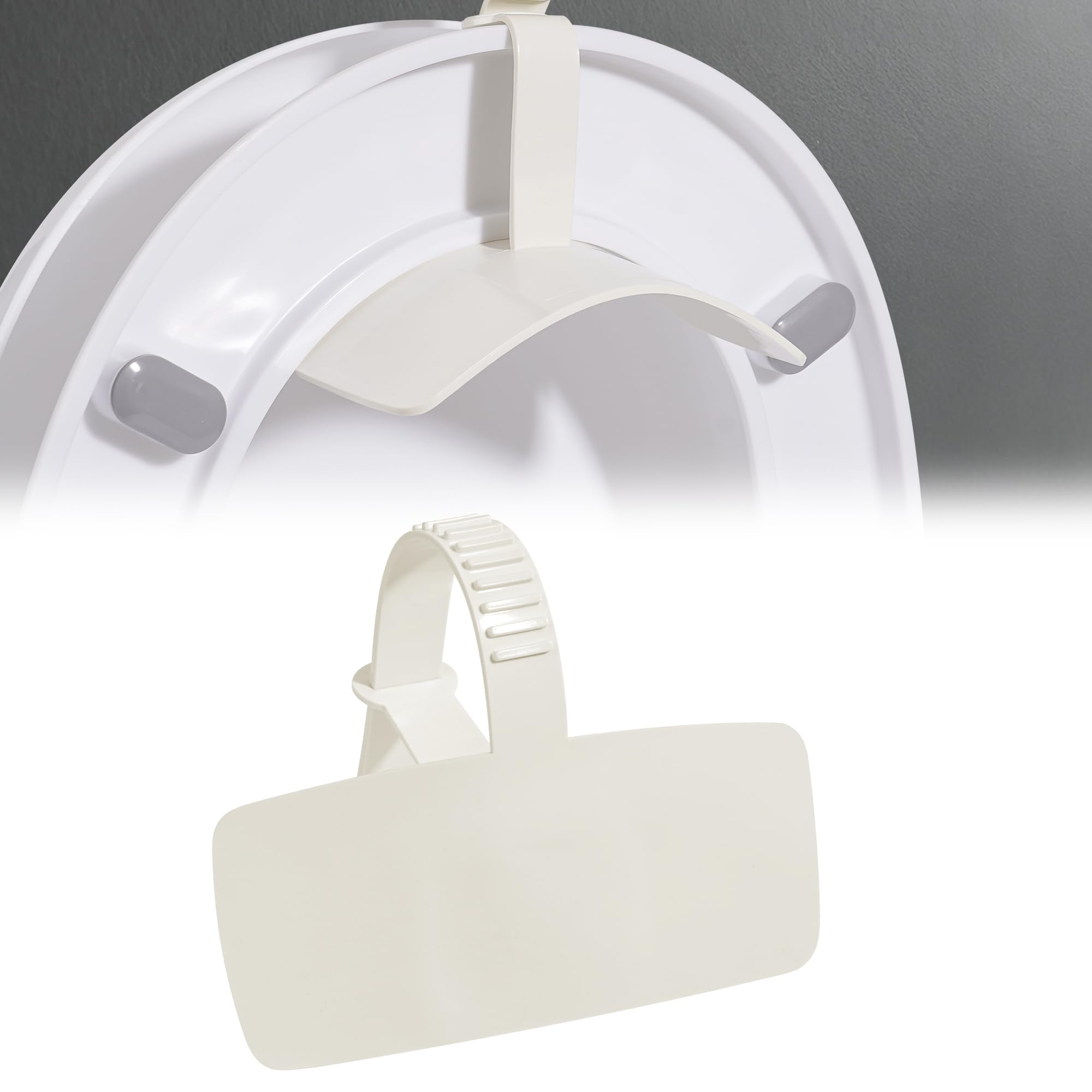 Toilet Pee Splash Guard – Urine Deflector Blocks Leaks & Protects Floors Improved Center Strap with Built-in O-Ring Comfortable, Non-Slip Pee Shield, Potty Training, Adults & Elderly (1, 29x16.3cm)