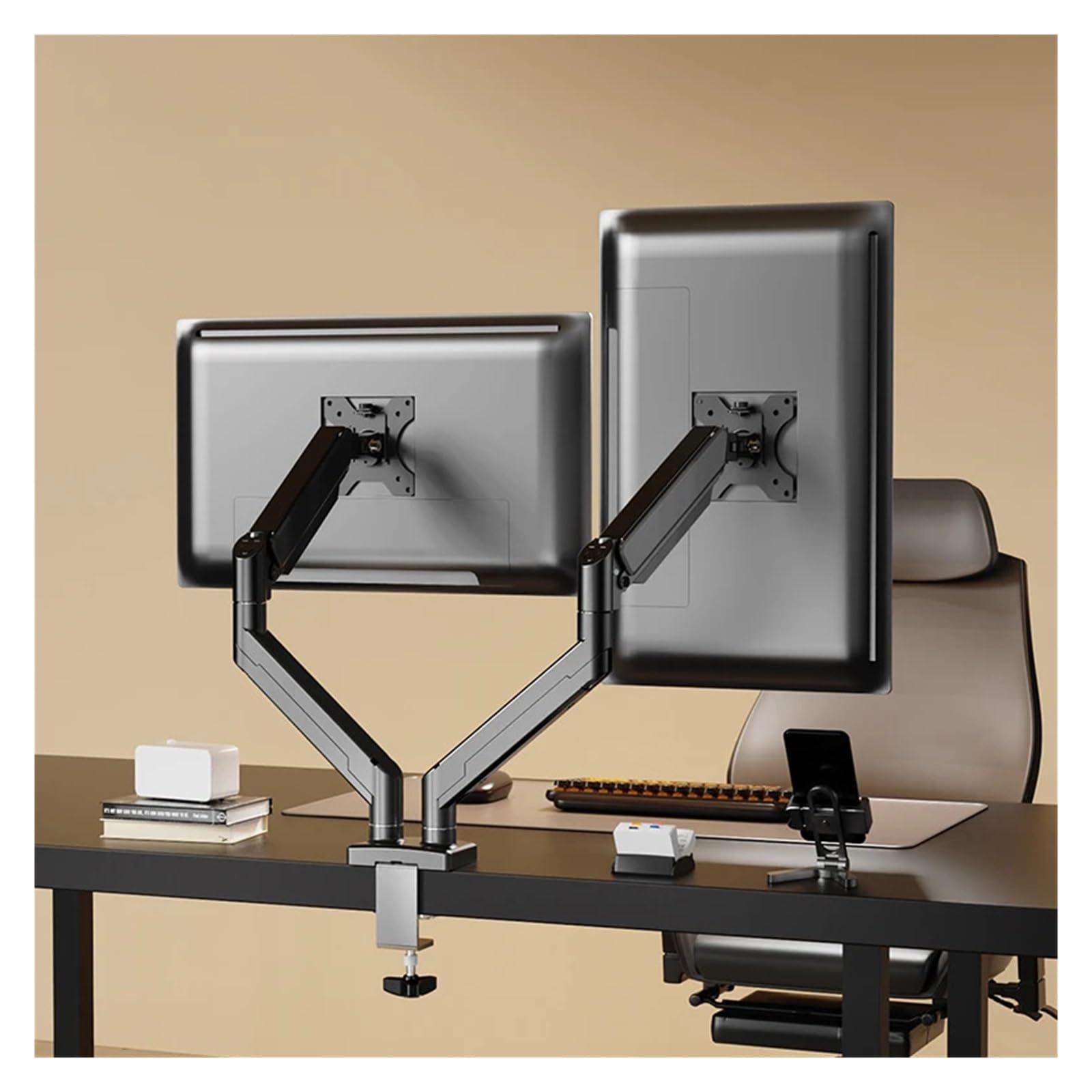 Monitor Stand, Support de Bureau for Double écran 14-32" Charge de 20 kg