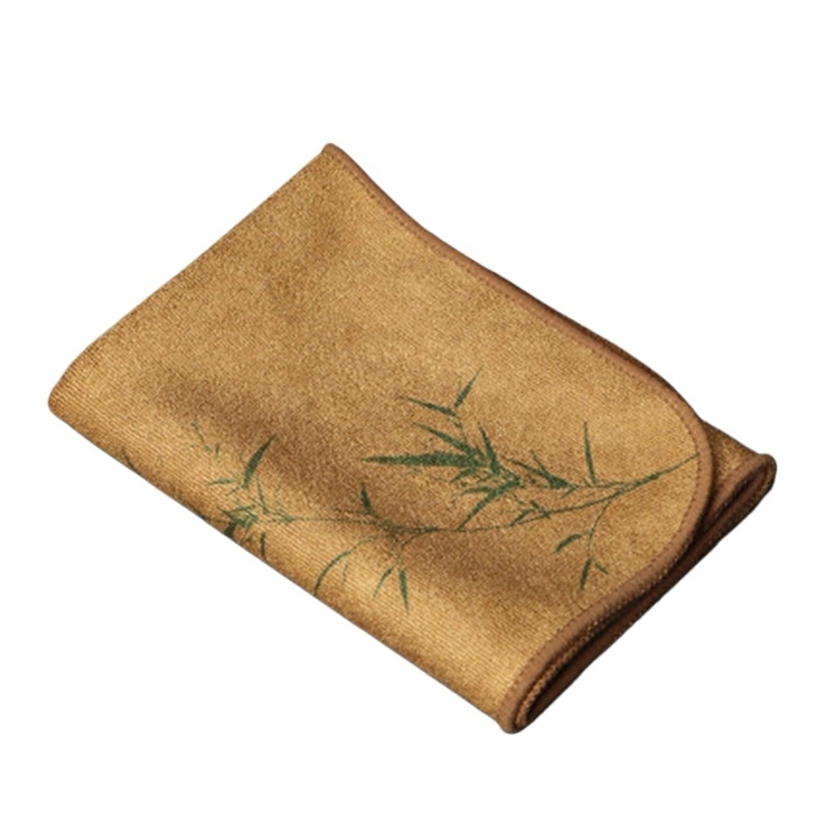 FGUJSUR Tea Towels Painted Tea Towel Absorbent Rag Thickened Table Cleaning Cloth Cotton Household Kitchen Dish Towels(Color1)