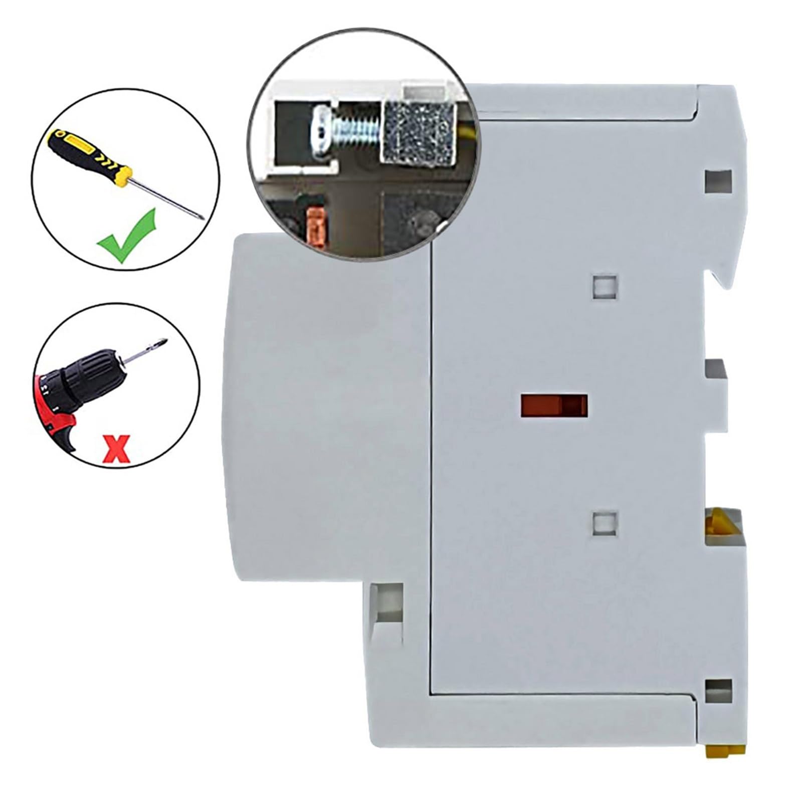 HCH8s-63 Stycznik modułowy automatyczny stycznik do użytku domowego na szynie DIN ICT 50/60 Hz 1 sztuka ochrona obwodu (4P 63A 4NO DC24V)