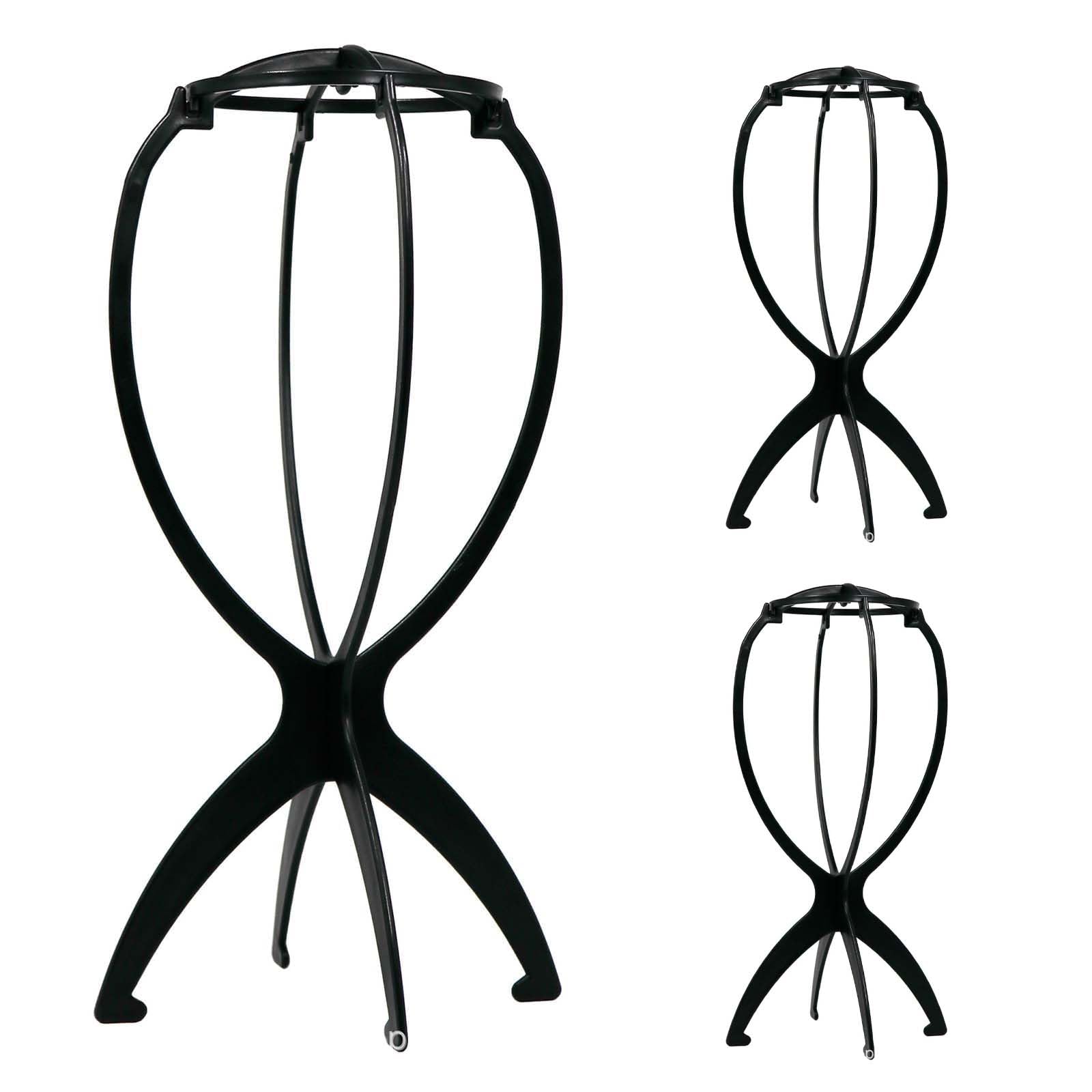 3 Stück Perückenständer Aus Styropor – Weiß, 35 Cm Hoch, Für Perücken & Hüte