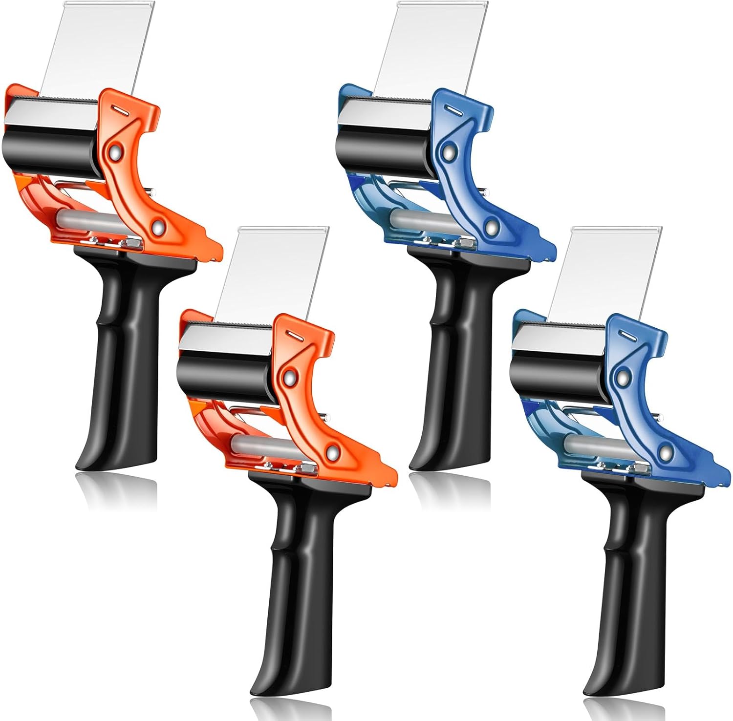 Jetec 4 Pcs 3 Inch Tape Gun Packing Tape Dispenser Gun