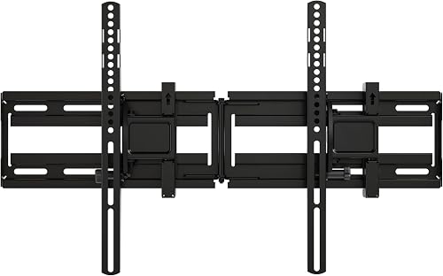 SANUS Extendable Tilting TV Wall Mount for 32”–90” TVs up to 110 lbs – 5.2” Extension for Easy Cable Access and Added Tilt, Tool-Free Tilt to Reduce Glare, Low Profile Design