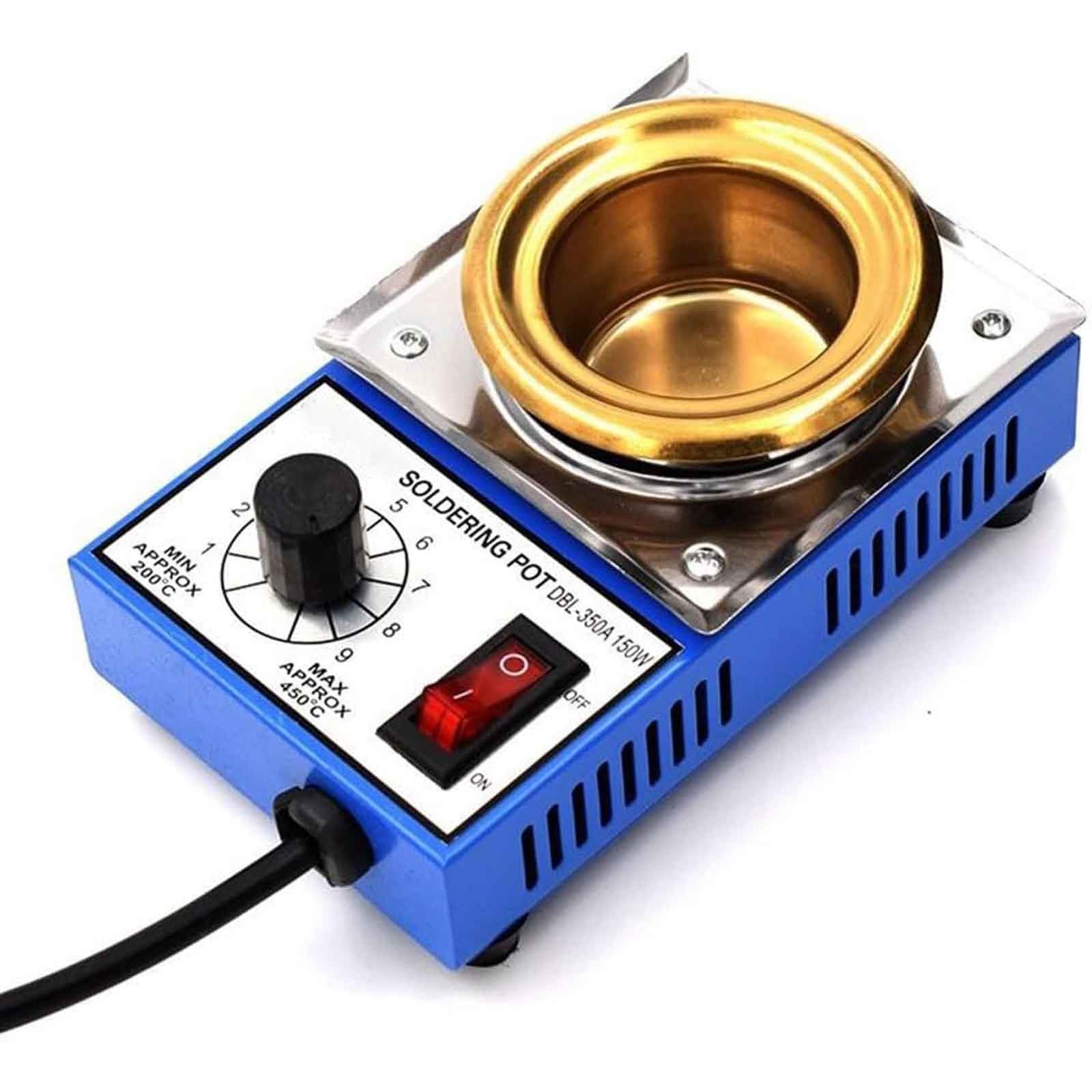 Horno de fusión eléctrico regulable 200-450°C portátil para joyas