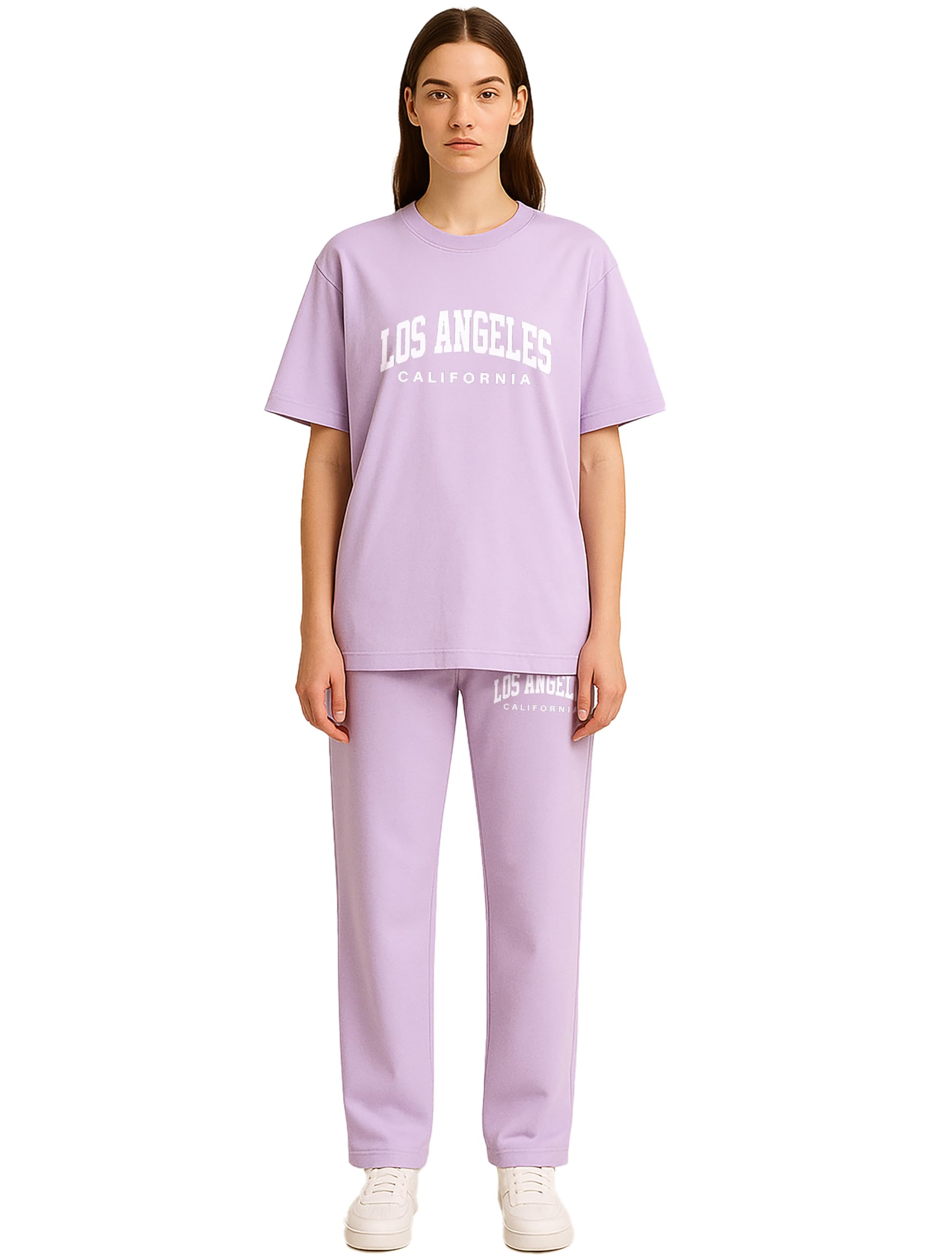 my swag Women's Typography Co-ord Set, Cotton T-Shirt and Pants, Casual Fit, Summer Wear-picture-35