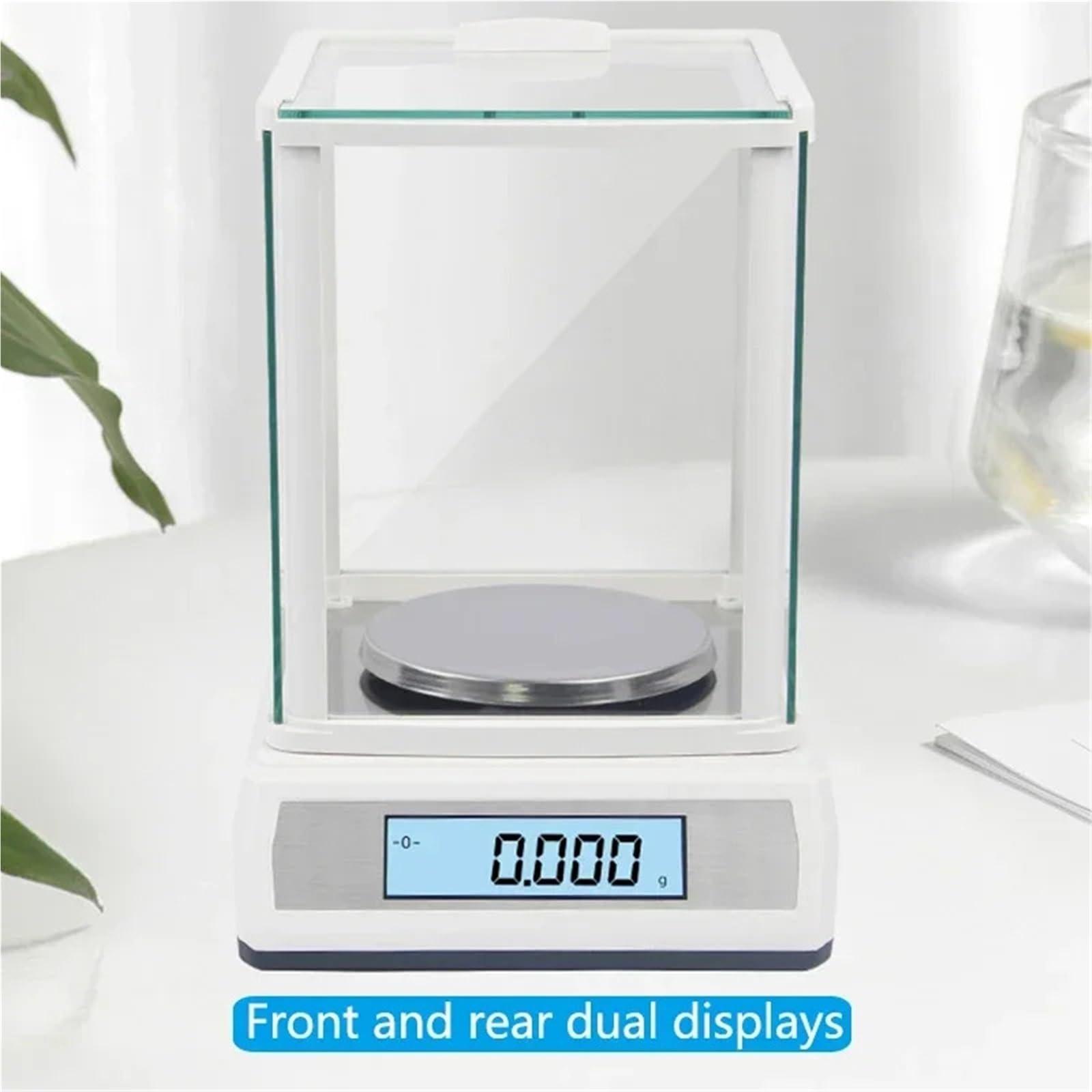 Bilancia analitica di precisione da laboratorio, bilancia con doppio display, digitale for gioielli, 200 g/300 g/500 g, 0,001 Di livello commerciale