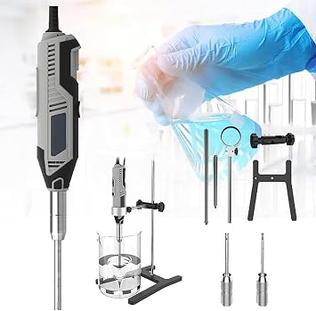 High Shear Emulsifier High Shear Homogenizer Mixer Emulsifier Mixer Emulsifying Disperser Industrial Emulsifying Machine for Mixing Materials,Plugin-10mm+8mm
