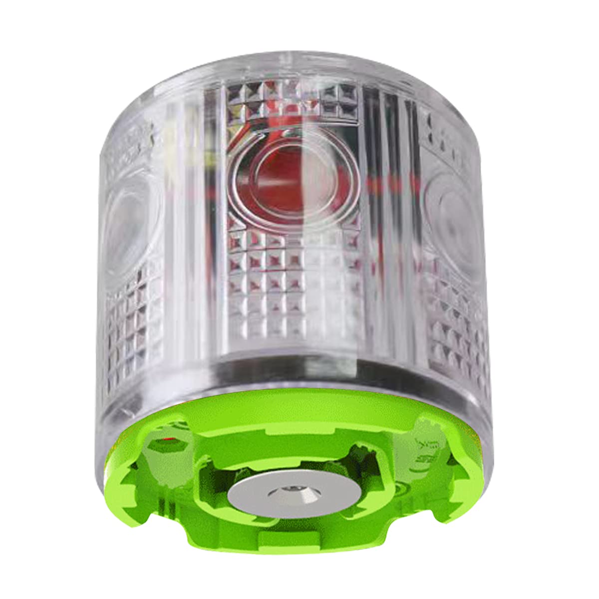 LEDHOLYTSolar Strobe Warning Light, Strong Magnetic Base Solar Emergency Strobe Warning Light, Wireless Automatically Turn On Safety Road Construction Traffic Flicker Beacon Lamp (White)