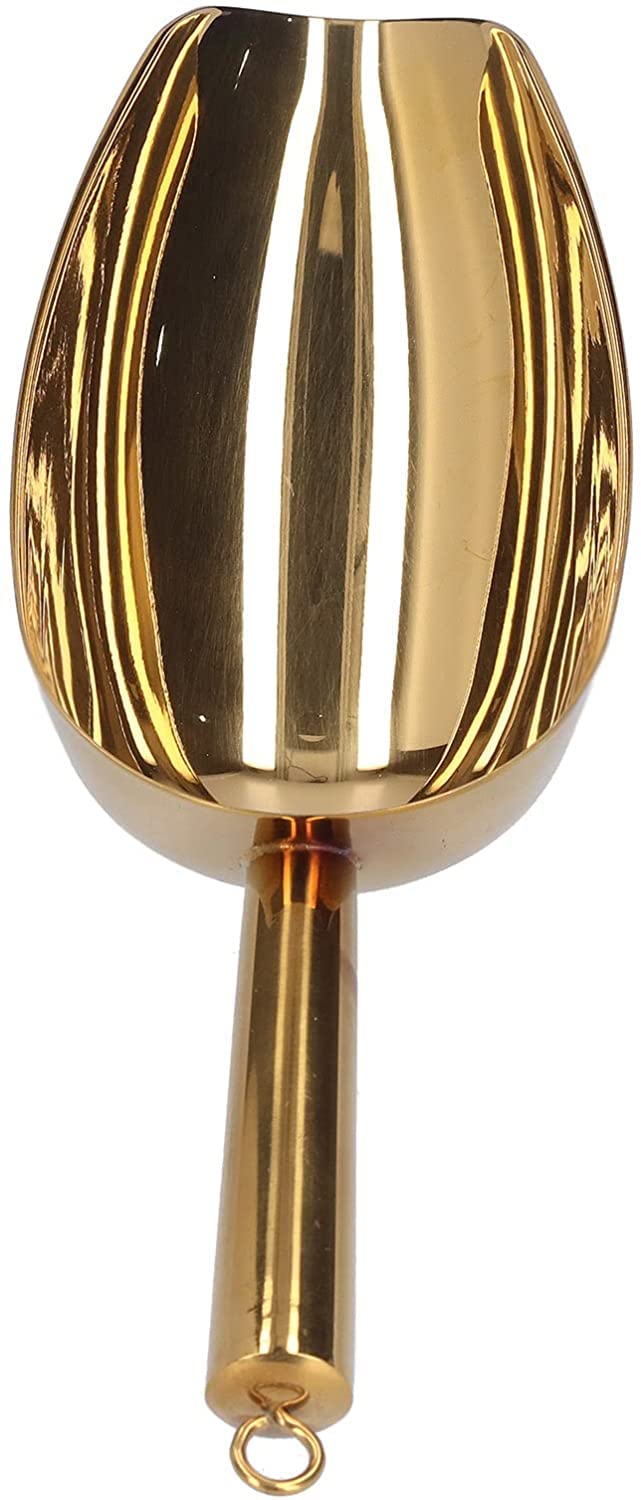 AKAZI Cuillère à Glace en Acier Inoxydable, Grande Mesure de Cuisine, Farine de Sucre, thé, Bonbons sucrés, Distributeur de Nourriture, buanderie, cuillères à lessive (n° 3) (n° 3)