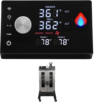 Upgrade PID Controller with WiFi for Pit Boss Platinum Series Brunswick Wood Pellet Vertical Smoker, PID Control Board for Pit Boss PBV5PL Part NO. 80148