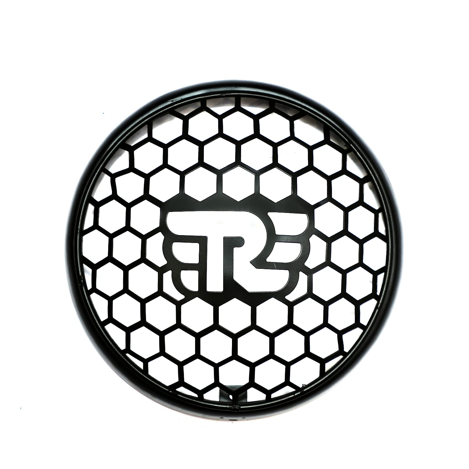 B.K ACCESSORIES Head light Grill With R Logo Design Black for RE Classic 350/500 CC, Classic Chrome, Electra 350/500, Standard 350/500 CC Models