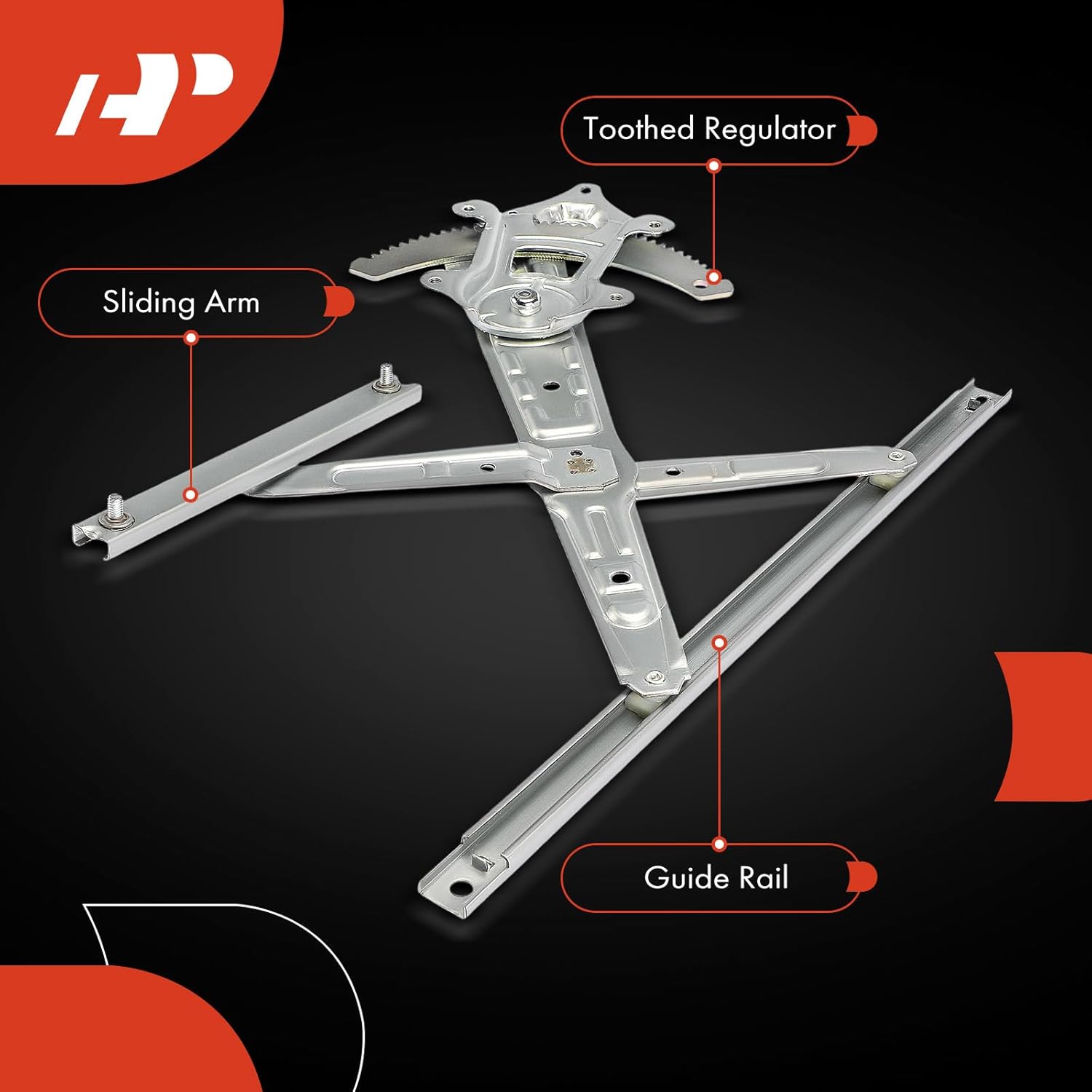 A-Premium Power Window Regulator Rear Passenger Side Compatible with Infiniti Q50 2014-2024, Without Motor